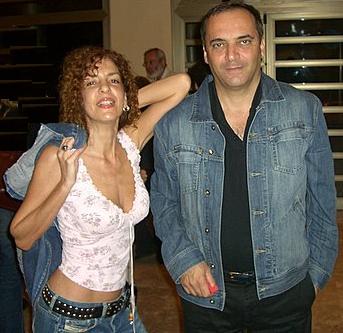 דבי סער עם המשורר שמעון מרמלשטיין  19.10.2006